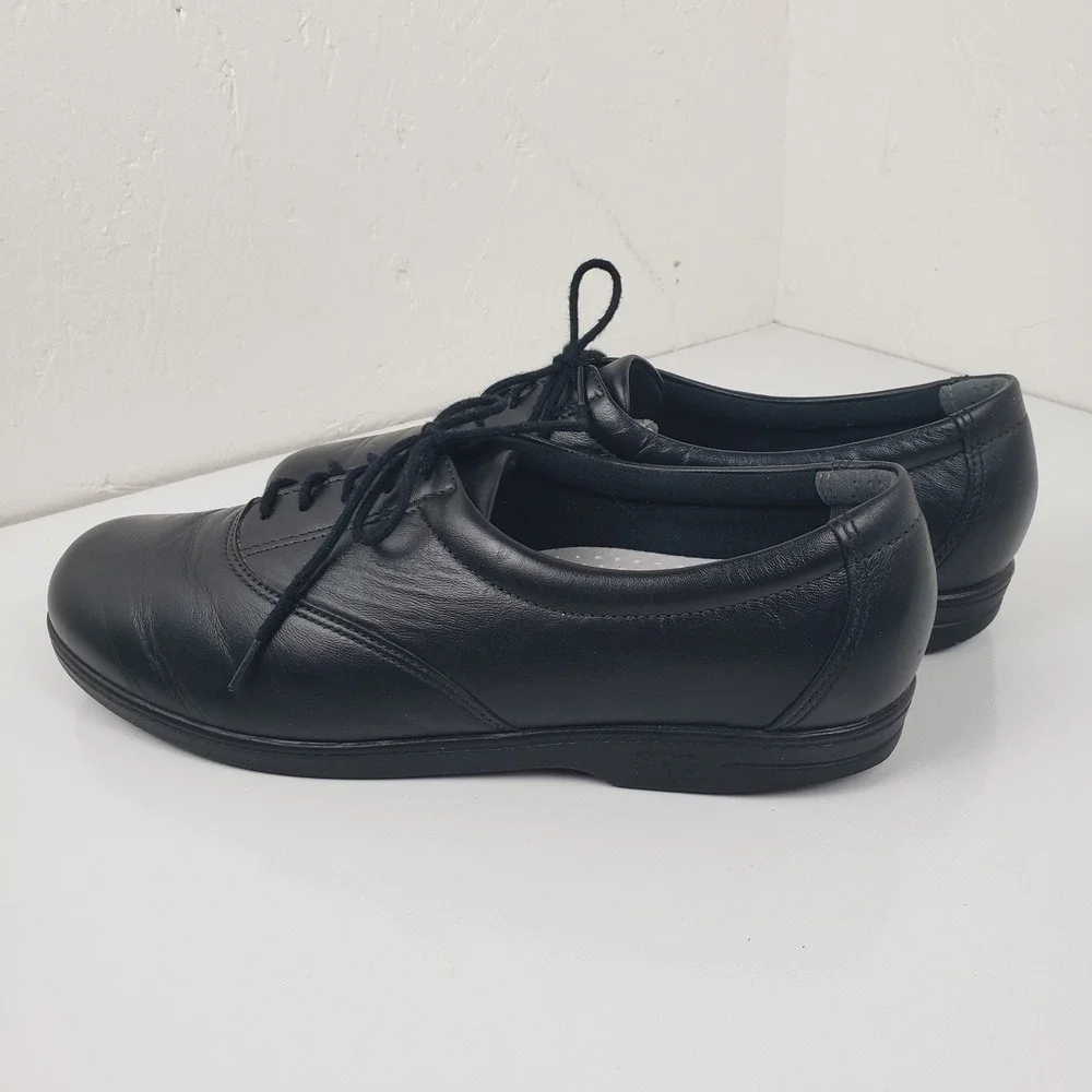 SAS Whisper Tripad Comfort‎ Women's 9 N Black Leather Lace Up Oxford Shoes